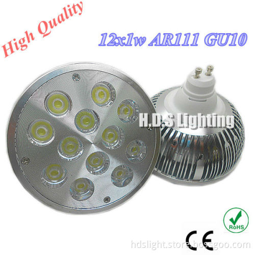 High Quality GU10 12V AR111 12W